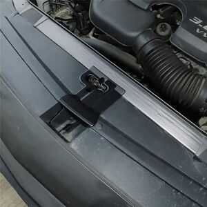 Tlily - Black Engine Hood Lock Protection Cover Trim for Dodge Challenger 2009-2021 Tlily - Black Engine Hood Lock Protection Cover Trim for Dodge Challenger 2009-2021
