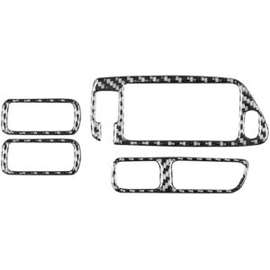 TLILY Carbon Fiber for Legacy/ 2005-2009 LHD Window Lift Switch Buttons Panel Trim Cover Interior Accessories TLILY Carbon Fiber for Legacy/ 2005-2009 LHD Window Lift Switch Buttons Panel Trim Cover Interior Accessories