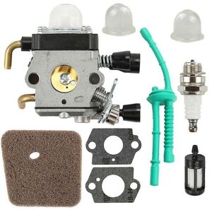Gotrays - Carburetor Carb Air Filter Kit For Stihl Fs45 Fs46 Fs55 Fc55 Fs38 Hs45 Fs74 Fs75 Gotrays - Carburetor Carb Air Filter Kit For Stihl Fs45 Fs46 Fs55 Fc55 Fs38 Hs45 Fs74 Fs75