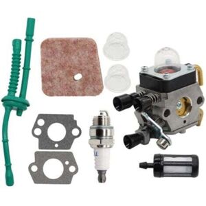 Linghhang - ccykxa Carburetor Kit Fit for stihl FS85 FS38 FS45 FS55 zama CIQ-S186A carb Lawn Mower Carburetor Air Filter Fuel Line Kit Spark Plug Kit Linghhang - ccykxa Carburetor Kit Fit for stihl FS85 FS38 FS45 FS55 zama CIQ-S186A carb Lawn Mower Carburetor Air Filter Fuel Line Kit Spark Plug Kit