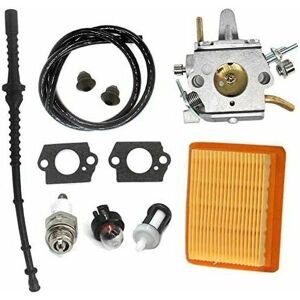 Carburetor with air filter and fuel hose for Stihl FS400 FS450 FS480 SP400 SP450 - Replaces Zama C1Q-S34H, 4128 120 0651, 4134 141 0300. Carburetor with air filter and fuel hose for Stihl FS400 FS450 FS480 SP400 SP450 - Replaces Zama C1Q-S34H, 4128 120 0651, 4134 141 0300.