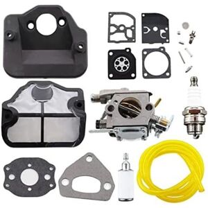 GOTRAYS Carburetor with Air Filter Spark Plug Diaphragm Repair Kit for Husqvarna 36 41 136 137 141 142 137E 142E Chainsaw Replaces Zama C1Q-W29E GOTRAYS Carburetor with Air Filter Spark Plug Diaphragm Repair Kit for Husqvarna 36 41 136 137 141 142 137E 142E Chainsaw Replaces Zama C1Q-W29E