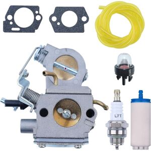 SJQKA Carburetor with Spark Plug, Fuel Hose, and Fuel Filter for Husqvarna K760, K770, Concrete Saw Parts, for ZAMA C3-EL53 578243401 SJQKA Carburetor with Spark Plug, Fuel Hose, and Fuel Filter for Husqvarna K760, K770, Concrete Saw Parts, for ZAMA C3-EL53 578243401