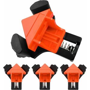 Hoopzi - Carpentry Corner Presses, 90° Angle Clamp, Corner Clamps, Right Angle Fixer Frame Clip for Woodworking (4 Pieces) Hoopzi - Carpentry Corner Presses, 90° Angle Clamp, Corner Clamps, Right Angle Fixer Frame Clip for Woodworking (4 Pieces)
