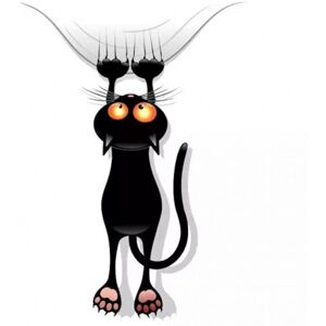 CSPARKV Cat Scratching Climbing Car Stickers and Decals Funny Cute Car Door Bumper Car Styling Vinyl Pen CSPARKV Cat Scratching Climbing Car Stickers and Decals Funny Cute Car Door Bumper Car Styling Vinyl Pen