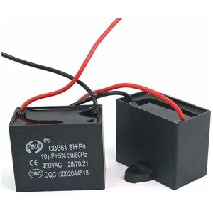 Mumu - CBB61 450V ac 50/60Hz Fan Motor Power Capacitor 10uF Mumu - CBB61 450V ac 50/60Hz Fan Motor Power Capacitor 10uF