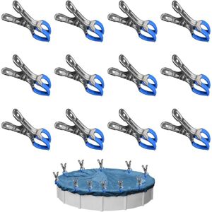 CCYKXA 10 Metal Clips for Pool Covers, Garden Greenhouses, Fixing Clips with Protective Sheet, Clips for Above Ground Pools, High Tension Clips for CCYKXA 10 Metal Clips for Pool Covers, Garden Greenhouses, Fixing Clips with Protective Sheet, Clips for Above Ground Pools, High Tension Clips for