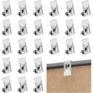 Ccykxa - 100PCS Photo Frame Clips, Heated Bed Clamp, Picture Frame Hanger, Picture Frame Mounting Hooks for Photo Frames Ccykxa - 100PCS Photo Frame Clips, Heated Bed Clamp, Picture Frame Hanger, Picture Frame Mounting Hooks for Photo Frames