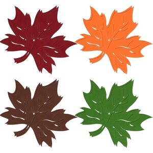 CCYKXA 16 Pack Thanksgiving Placemats Set Maple Leaf Felt Placemats Heat Resistant Non-Slip Table Mats Fall Decorations Table Mats for Decorations CCYKXA 16 Pack Thanksgiving Placemats Set Maple Leaf Felt Placemats Heat Resistant Non-Slip Table Mats Fall Decorations Table Mats for Decorations