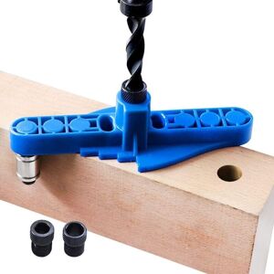 CCYKXA 2-in-1 Wood Drilling Guide, Vertical Dowel Drilling Jig, Wood Hole Locator with Drill Ring, Woodworking Tools for Drilling/Marking with Stop CCYKXA 2-in-1 Wood Drilling Guide, Vertical Dowel Drilling Jig, Wood Hole Locator with Drill Ring, Woodworking Tools for Drilling/Marking with Stop