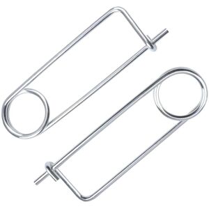 Ccykxa - 2pcs Large Shank Locking Pins, M6 x 200 Heavy Duty Steel Pin Shaped Safety Locking Pins for Farm Lawn Garden Hitch Ccykxa - 2pcs Large Shank Locking Pins, M6 x 200 Heavy Duty Steel Pin Shaped Safety Locking Pins for Farm Lawn Garden Hitch