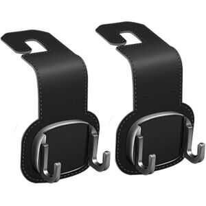 CCYKXA 2 Pcs Car Seat Back Hooks,Car Headrest Hooks Double Hook for Back of Car Seat Be Practical Car Accessory CCYKXA 2 Pcs Car Seat Back Hooks,Car Headrest Hooks Double Hook for Back of Car Seat Be Practical Car Accessory