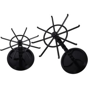 CCYKXA 2-Piece Rotating Jewelry and Keychain Display Stand, Office and Home Storage, Multi-Purpose Holder for Earrings, Bracelets and Small CCYKXA 2-Piece Rotating Jewelry and Keychain Display Stand, Office and Home Storage, Multi-Purpose Holder for Earrings, Bracelets and Small