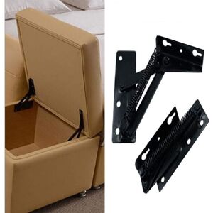 Ccykxa - 2pcs 80 Degree Folding Lift Support Black Spring Hinges are widely used in sofa hinge pushers, furniture storage support hinges Ccykxa - 2pcs 80 Degree Folding Lift Support Black Spring Hinges are widely used in sofa hinge pushers, furniture storage support hinges