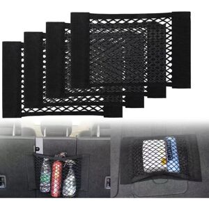 CCYKXA 4 Pack Car Trunk Net, Trunk Storage Net, Large Size 40 x 25 cm, Bottles, Groceries, Storage Add On Organizers for Car Truck CCYKXA 4 Pack Car Trunk Net, Trunk Storage Net, Large Size 40 x 25 cm, Bottles, Groceries, Storage Add On Organizers for Car Truck