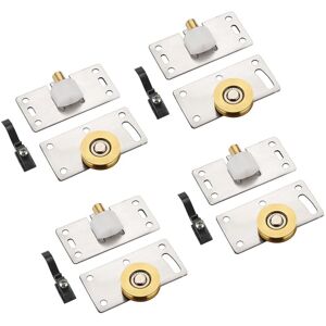 CCYKXA 4 Pairs Sliding Door Wheels, Sliding Door Rollers Cupboard Door Pulley Sliding Furniture Wheels for Cabinets, Wardrobes, Windows, Sliding Doors CCYKXA 4 Pairs Sliding Door Wheels, Sliding Door Rollers Cupboard Door Pulley Sliding Furniture Wheels for Cabinets, Wardrobes, Windows, Sliding Doors