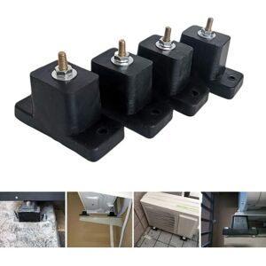 4pcs/Set)Air Conditioner Shock Pad, Air Conditioner Rubber Anti-Slip Mount, Anti-Vibration Mount, Outdoor Air Conditioner Shockproof Foot - Ccykxa 4pcs/Set)Air Conditioner Shock Pad, Air Conditioner Rubber Anti-Slip Mount, Anti-Vibration Mount, Outdoor Air Conditioner Shockproof Foot - Ccykxa