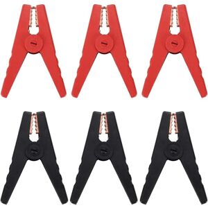 CCYKXA 6 Pcs 96mm Long Car Battery Alligator Clips, 100A Insulated Battery Crocodile Clips, Jumper Cable Clamps for Car Truck Vehicle Boat CCYKXA 6 Pcs 96mm Long Car Battery Alligator Clips, 100A Insulated Battery Crocodile Clips, Jumper Cable Clamps for Car Truck Vehicle Boat