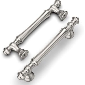 Ccykxa - 6 Pieces Brushed Steel Kitchen Cabinet Handles 96mm Zinc Alloy Silver Furniture Handles with Screws, for Desks, Drawers, Cabinets, Cupboard Ccykxa - 6 Pieces Brushed Steel Kitchen Cabinet Handles 96mm Zinc Alloy Silver Furniture Handles with Screws, for Desks, Drawers, Cabinets, Cupboard