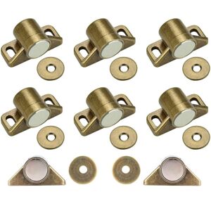Ccykxa - 8 Pcs Magnetic Catch, Bronze Zinc Alloy Magnetic Catch for Drawers Kitchen Cupboard Cabinet, Cupboard Door Magnet with 24 Screws Ccykxa - 8 Pcs Magnetic Catch, Bronze Zinc Alloy Magnetic Catch for Drawers Kitchen Cupboard Cabinet, Cupboard Door Magnet with 24 Screws