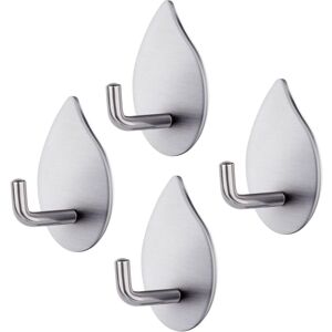 CCYKXA Adhesive Hook, 4 Pieces 304 Stainless Steel Self-Adhesive Hooks Waterproof Wall Hooks Heavy Duty Bathroom Towel Holder Capacity 3kg Wall Hook for CCYKXA Adhesive Hook, 4 Pieces 304 Stainless Steel Self-Adhesive Hooks Waterproof Wall Hooks Heavy Duty Bathroom Towel Holder Capacity 3kg Wall Hook for