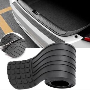 CCYKXA Car Bumper Protector, 104 cm x 8.5 cm Rubber Trunk Door Protector, Self-adhesive Rear Bumper Protector Car Protection for SUV/Cars, with Wet CCYKXA Car Bumper Protector, 104 cm x 8.5 cm Rubber Trunk Door Protector, Self-adhesive Rear Bumper Protector Car Protection for SUV/Cars, with Wet