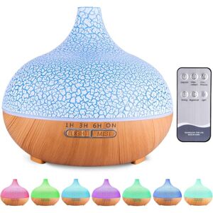 Ccykxa - Essential Oil Diffuser, 550ml Ultrasonic Humidifier Electric Aromatherapy Diffuser with Remote Control, 7 Colors led Lights, Timer, Auto Ccykxa - Essential Oil Diffuser, 550ml Ultrasonic Humidifier Electric Aromatherapy Diffuser with Remote Control, 7 Colors led Lights, Timer, Auto