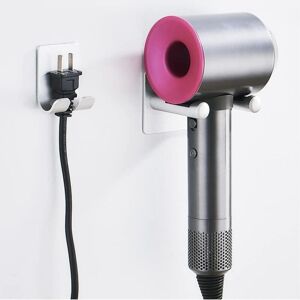 Ccykxa - Hair Dryer Holder, Adhesive Wall Mounted Hair Dryer Holder, No Drilling Hair Dryer Holder for Dyson, Hair Dryer Storage Hook for Bathroom Ccykxa - Hair Dryer Holder, Adhesive Wall Mounted Hair Dryer Holder, No Drilling Hair Dryer Holder for Dyson, Hair Dryer Storage Hook for Bathroom