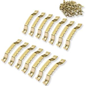 100+200pcs Screws Included Photo Hanger Gold Metal Strong Durable Picture Hanger for Frame/Picture/Canvas/Painting/Clock/Diploma. - Ccykxa 100+200pcs Screws Included Photo Hanger Gold Metal Strong Durable Picture Hanger for Frame/Picture/Canvas/Painting/Clock/Diploma. - Ccykxa