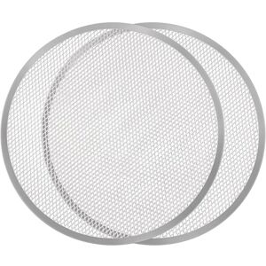 Ccykxa - Pack of 2) Large Perforated Pizza Baking Tray 40 cm - Professional Pizza Oven Tray Fast & Even Cooking - Aluminum Alloy, Seamless Ccykxa - Pack of 2) Large Perforated Pizza Baking Tray 40 cm - Professional Pizza Oven Tray Fast & Even Cooking - Aluminum Alloy, Seamless