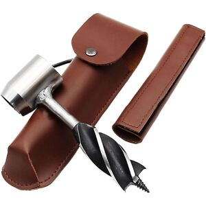 CCYKXA pcs Hand Auger Set, Survival Hand Drill with Case, Hand Drill, Woodworking Manual Screw Drill, for Hiking, Survival Hand Drill, Camping and CCYKXA pcs Hand Auger Set, Survival Hand Drill with Case, Hand Drill, Woodworking Manual Screw Drill, for Hiking, Survival Hand Drill, Camping and