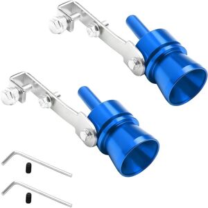 CCYKXA Pieces Car Exhaust Whistle, Aluminum Alloy Car Exhaust Pipe Turbo Whistle, Turbo Exhaust Muffler for All Models Vehicles (Blue) CCYKXA Pieces Car Exhaust Whistle, Aluminum Alloy Car Exhaust Pipe Turbo Whistle, Turbo Exhaust Muffler for All Models Vehicles (Blue)