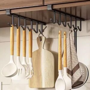 CCYKXA Set of 2 Cup Storage Hooks, Under Cabinet Cup Hooks, Kitchen Utensils, Ties, Belts and Scarves Hanging Rack Holder for Under Closet/Cabinet CCYKXA Set of 2 Cup Storage Hooks, Under Cabinet Cup Hooks, Kitchen Utensils, Ties, Belts and Scarves Hanging Rack Holder for Under Closet/Cabinet