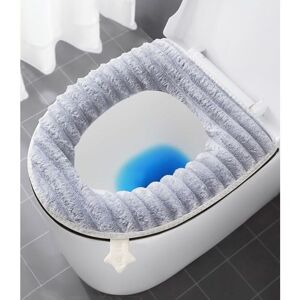 CCYKXA Set of 2 thicker and softer toilet seat covers for bathroom, washable and warm, with zipper and handle, compatible with most toilet seat cover CCYKXA Set of 2 thicker and softer toilet seat covers for bathroom, washable and warm, with zipper and handle, compatible with most toilet seat cover