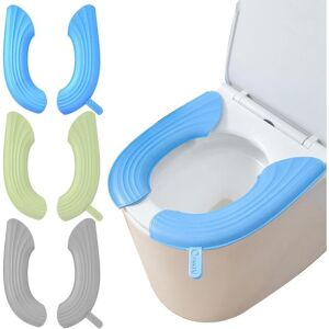 CCYKXA Set of 3 pairs of toilet seat cushions, waterproof EVA toilet seat covers, soft and warm reusable cushion, bathroom supplies CCYKXA Set of 3 pairs of toilet seat cushions, waterproof EVA toilet seat covers, soft and warm reusable cushion, bathroom supplies