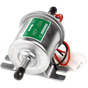 CCYKXA Universal Electric Fuel Pump (Silver), Low Pressure Inline Fuel Pump Module, Diesel Engine, Inline Bolt-on Mount, for Petrol and Diesel HEP-02A CCYKXA Universal Electric Fuel Pump (Silver), Low Pressure Inline Fuel Pump Module, Diesel Engine, Inline Bolt-on Mount, for Petrol and Diesel HEP-02A