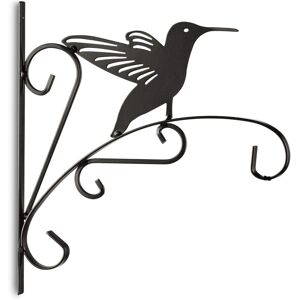 CCYKXA Wall hook for plants, bird hanging planter, metal flower pot, garden decoration, HxWxD 30 x 28 x 2 cm, black CCYKXA Wall hook for plants, bird hanging planter, metal flower pot, garden decoration, HxWxD 30 x 28 x 2 cm, black