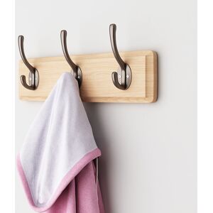 Ccykxa - 3 Hook Wall Mounted Coat Rack, Wall Mounted Coat Rack for Hanging Coats, Scarves, Handbags and More, Natural Ccykxa - 3 Hook Wall Mounted Coat Rack, Wall Mounted Coat Rack for Hanging Coats, Scarves, Handbags and More, Natural