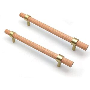 Wooden Furniture Handle, 6 Piece Wooden Handle - Wooden Cupboard Handles Wooden Kitchen Furniture Handle Center Distance 160mm - Ccykxa Wooden Furniture Handle, 6 Piece Wooden Handle - Wooden Cupboard Handles Wooden Kitchen Furniture Handle Center Distance 160mm - Ccykxa