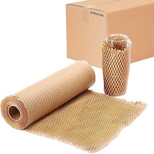 Ccykxa - a 2 Rolls Honeycomb Kraft Paper 30cm x 10m Eco-Friendly Packaging for Protection, Padding, Gift Wrapping, Moving, Replaces Bubble Wrap Ccykxa - a 2 Rolls Honeycomb Kraft Paper 30cm x 10m Eco-Friendly Packaging for Protection, Padding, Gift Wrapping, Moving, Replaces Bubble Wrap