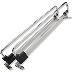 Ccykxa - a 2 x Sliding Clothes Hanger Rack - Telescopic Coat Rack - 250mm Pull-Out Clothes Rail - Sliding Wardrobe Rod for Wardrobe or Dressing Room Ccykxa - a 2 x Sliding Clothes Hanger Rack - Telescopic Coat Rack - 250mm Pull-Out Clothes Rail - Sliding Wardrobe Rod for Wardrobe or Dressing Room