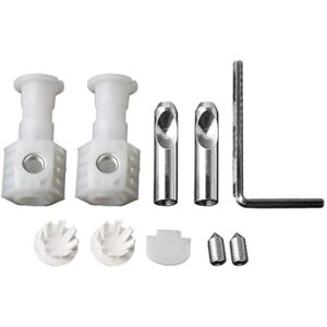 A (5.5×2.2×1.2cm) Wall Hung Toilet Fixing Kit, Fixing Screws, Universal Toilet Seat Fixing Bolts, Screw Kit - Ccykxa A (5.5×2.2×1.2cm) Wall Hung Toilet Fixing Kit, Fixing Screws, Universal Toilet Seat Fixing Bolts, Screw Kit - Ccykxa