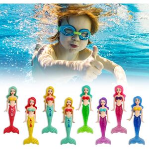 CCYKXAA 8 Pieces Kids Pool Toys, New Transparent Mermaid Pool Toy, Water Games for Underwater Games and Diving Training CCYKXAA 8 Pieces Kids Pool Toys, New Transparent Mermaid Pool Toy, Water Games for Underwater Games and Diving Training