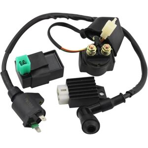 Tinor - cdi Box Ignition Coil Starter Solenoid Relay Voltage Regulator Replacement for 50cc 70cc 90cc 110cc 125cc 125cc 150cc atv Dirt Pit Bike Go Tinor - cdi Box Ignition Coil Starter Solenoid Relay Voltage Regulator Replacement for 50cc 70cc 90cc 110cc 125cc 125cc 150cc atv Dirt Pit Bike Go