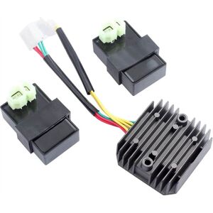TLILY CDI Box Ignition Coil Voltage Regulator Rectifier Kit for XL600V Transalp XRV650 Africa 30410-MM9-830 30410-MS8610 TLILY CDI Box Ignition Coil Voltage Regulator Rectifier Kit for XL600V Transalp XRV650 Africa 30410-MM9-830 30410-MS8610