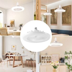 Tlily - Ceiling Fan with Lights ,E27 Enclosed Low Fan Light Electric Fandelier with Remote Control Three Colors Tlily - Ceiling Fan with Lights ,E27 Enclosed Low Fan Light Electric Fandelier with Remote Control Three Colors