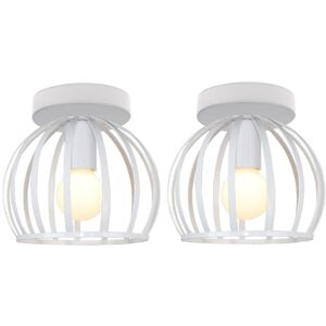 AXHUP Retro Vintage Ceiling Light - Ø19cm Metal with E27 Support AXHUP Retro Vintage Ceiling Light - Ø19cm Metal with E27 Support