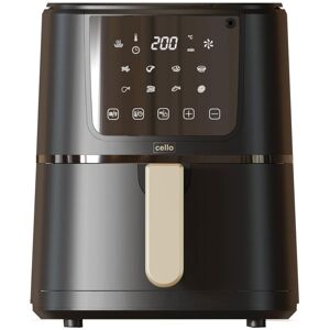 Cello - Single Basket AirfryerWith 'Smart Cook' Internal Food Thermometer, Black Cello - Single Basket AirfryerWith 'Smart Cook' Internal Food Thermometer, Black