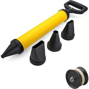 Memkey - Cement joint gun, mortar joint gun - manual mortar pump with 4 nozzles - mortar gun with accessories Memkey - Cement joint gun, mortar joint gun - manual mortar pump with 4 nozzles - mortar gun with accessories