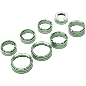 TLILY Center Console Switch Button Trim Air Conditioner Control Knob Cover for Chevy Silverado gmc Sierra 2014-2018, Green TLILY Center Console Switch Button Trim Air Conditioner Control Knob Cover for Chevy Silverado gmc Sierra 2014-2018, Green